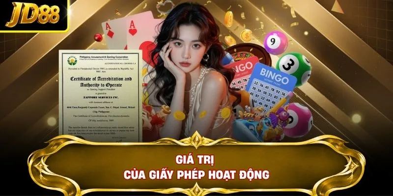 Giá trị của giấy phép hoạt động